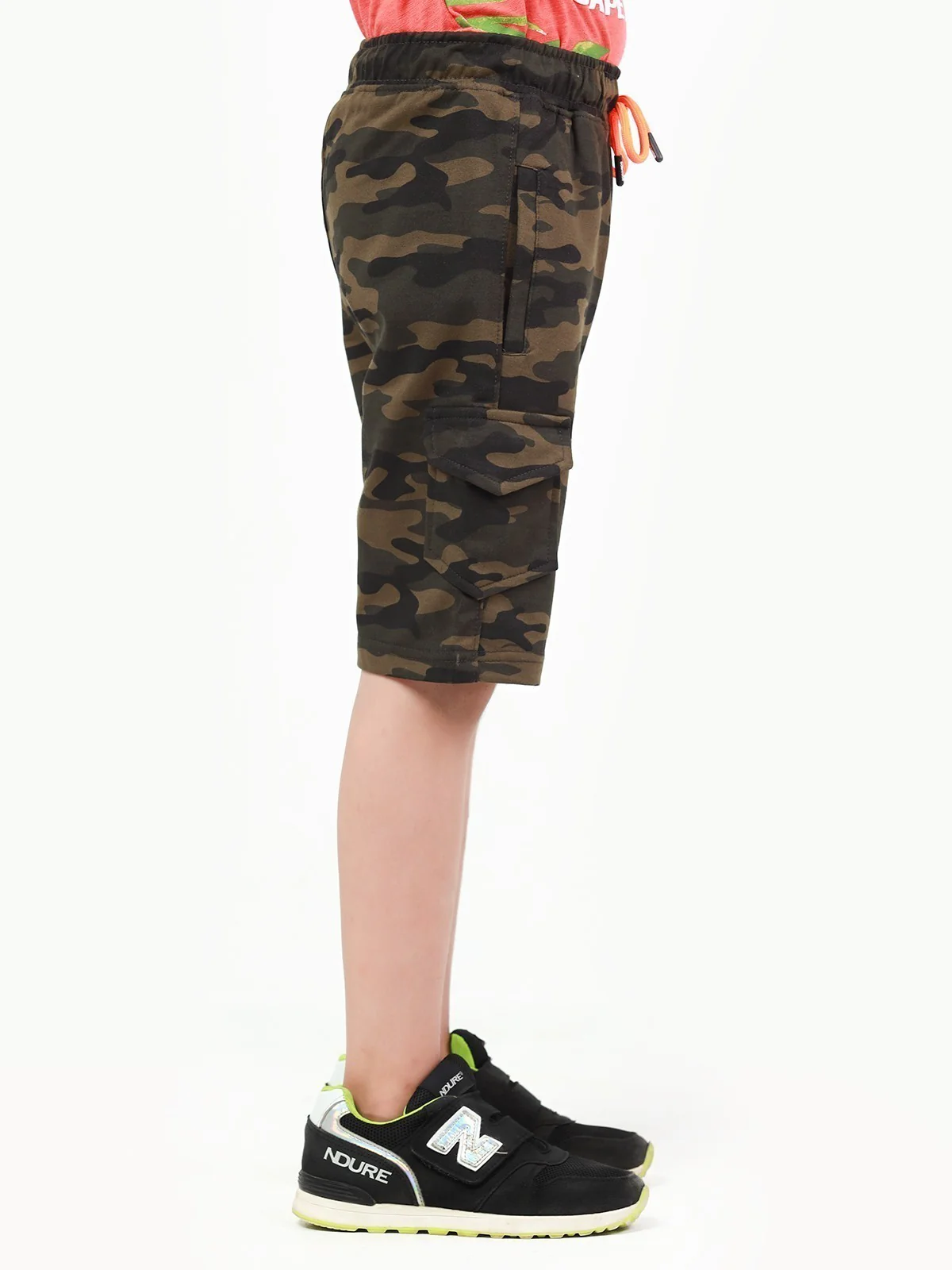 Boy's Olive Green Shorts - EBBSK22-008 - Image 2