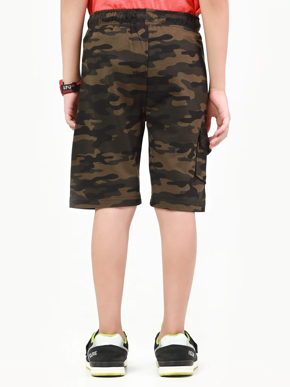 Boy's Olive Green Shorts - EBBSK22-008 - Image 5