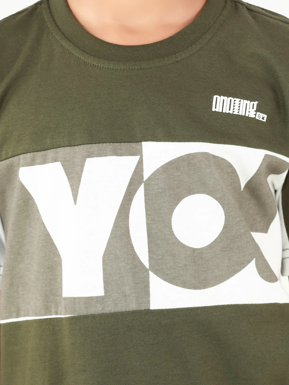 Boy's Olive Green T-Shirt - EBTTS22-011 - Image 5