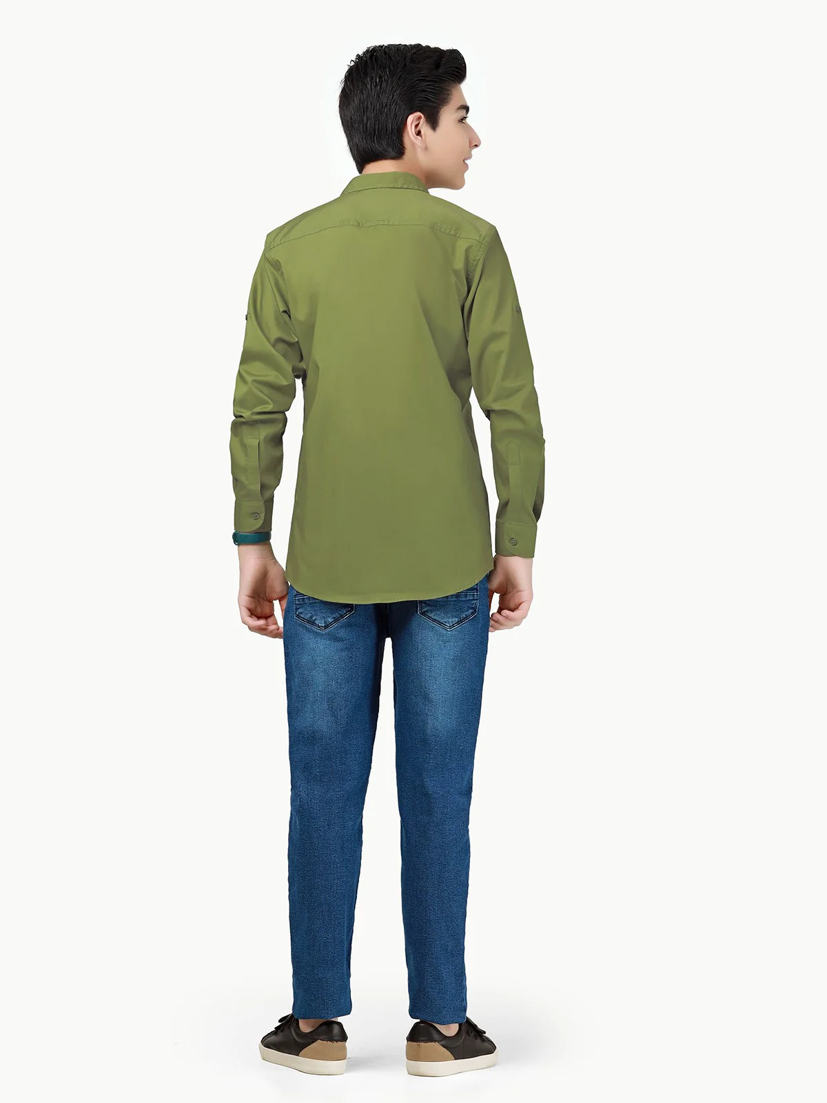 Boy's Olive Shirt - EBTS22-27437 - Image 5