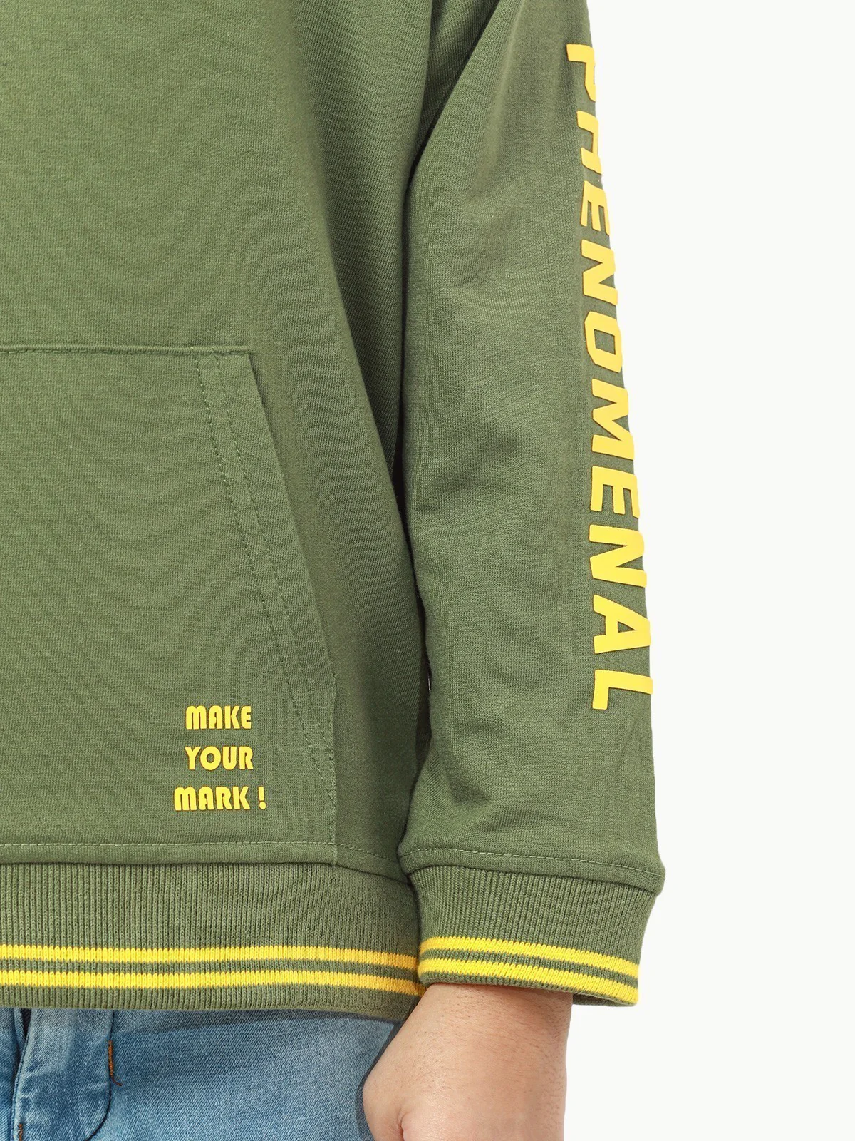 Boy's Olive Sweatshirt - EBTSS22-011 - Image 5