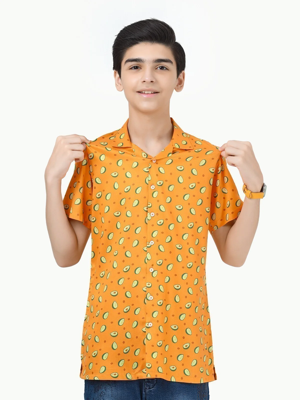 Boy's Orange Shirt - EBTS22-27431 - Image 2
