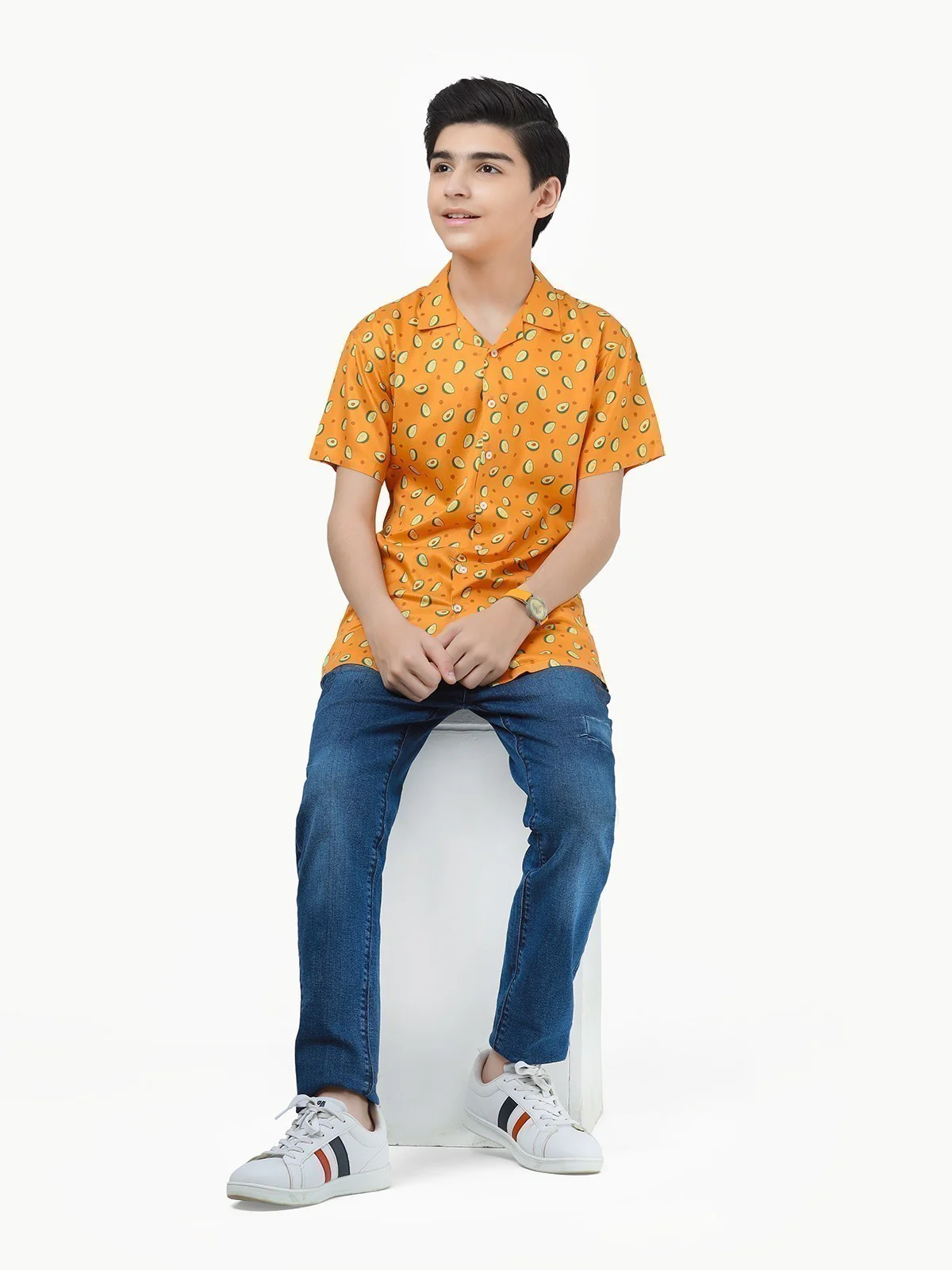 Boy's Orange Shirt - EBTS22-27431 - Image 4