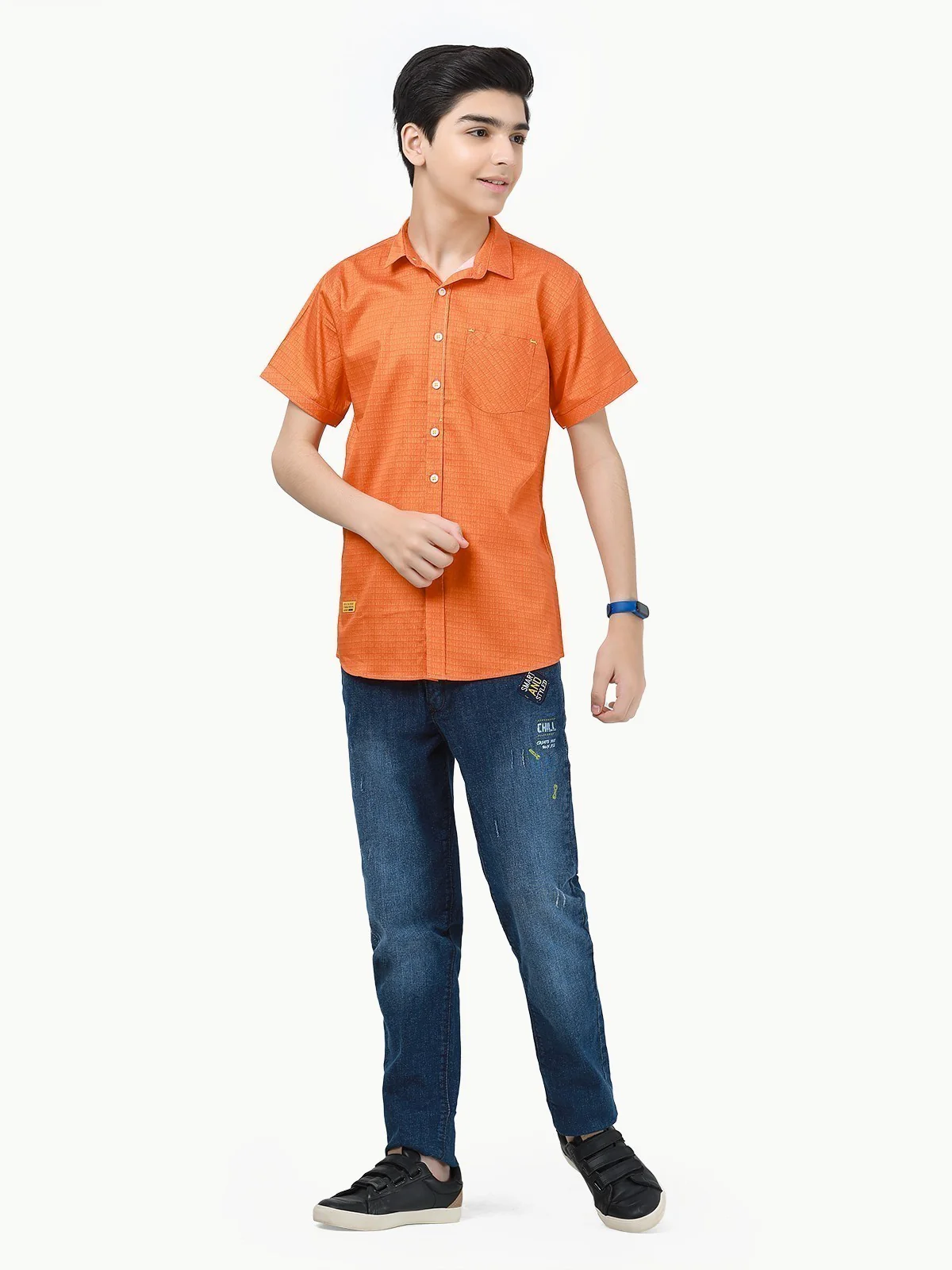 Boy's Orange Shirt - EBTS23-27421 - Image 2