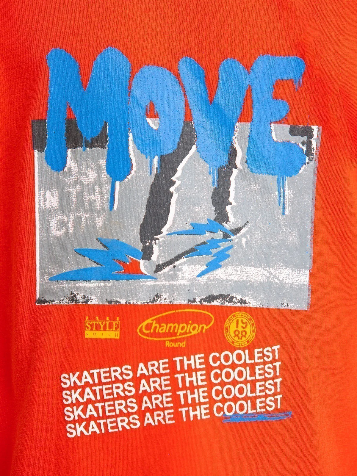 Boy's Orange T-Shirt - EBTTS23-012 - Image 3
