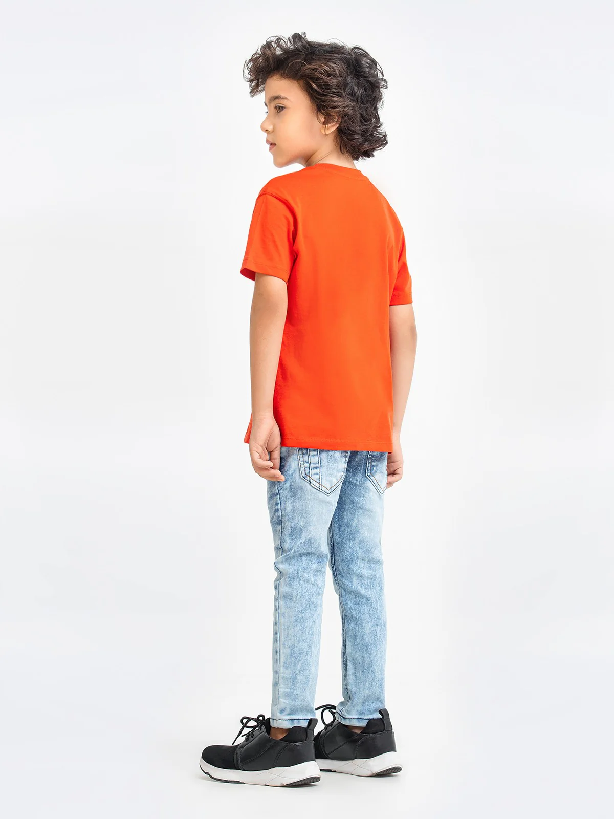 Boy's Orange T-Shirt - EBTTS23-012 - Image 4