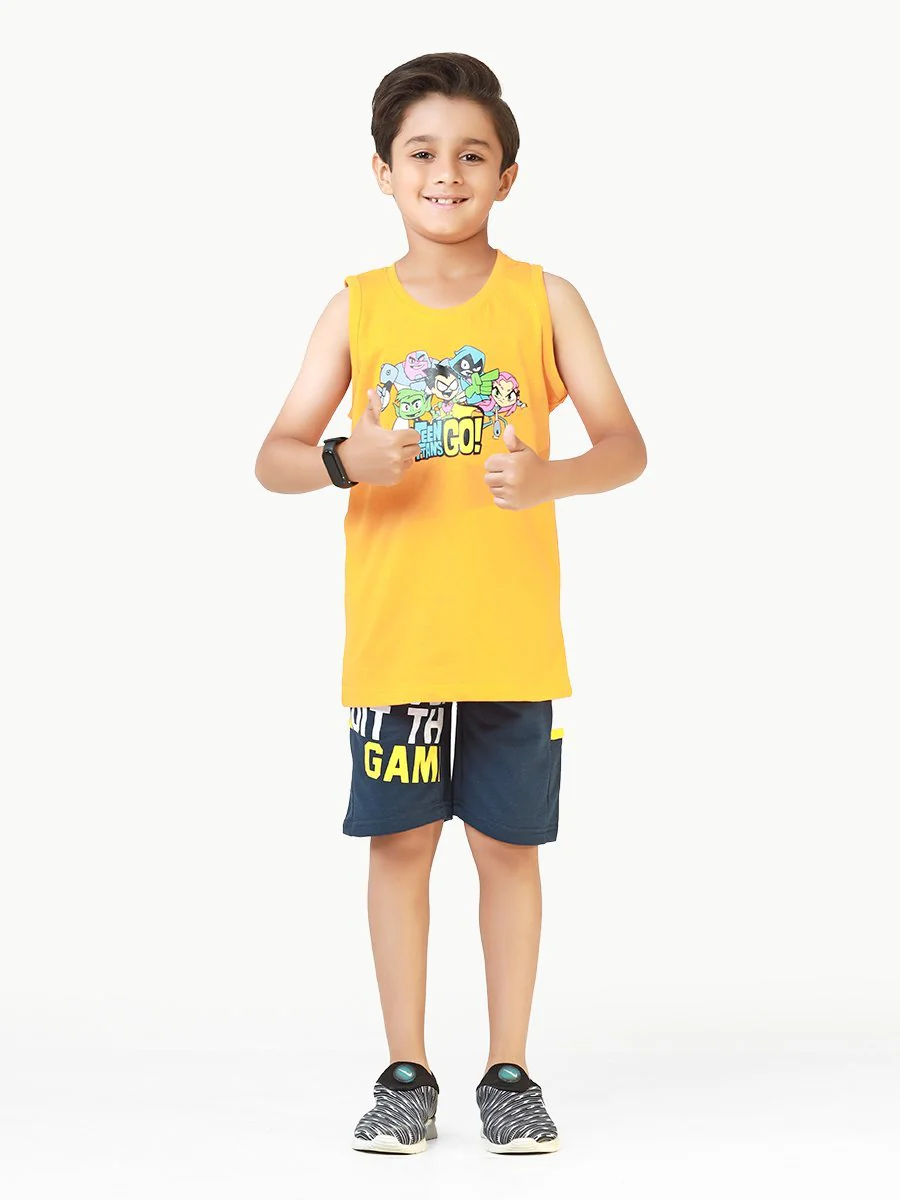 Boy's Orange Tank Top - EBTT22-007