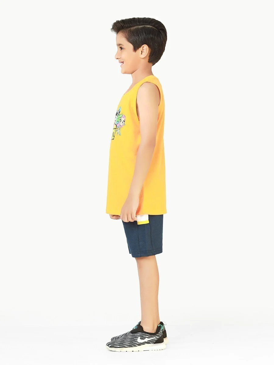Boy's Orange Tank Top - EBTT22-007 - Image 3