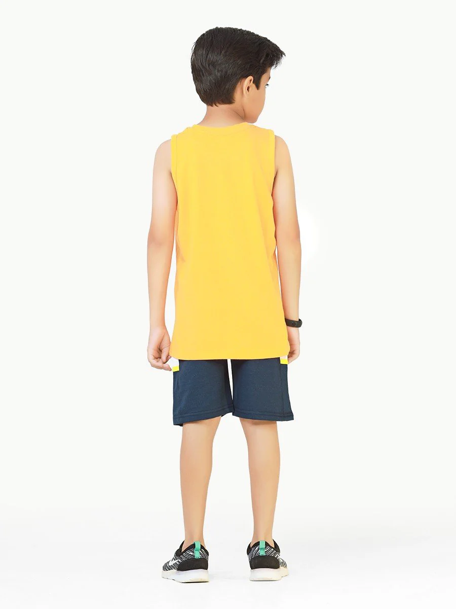 Boy's Orange Tank Top - EBTT22-007 - Image 5