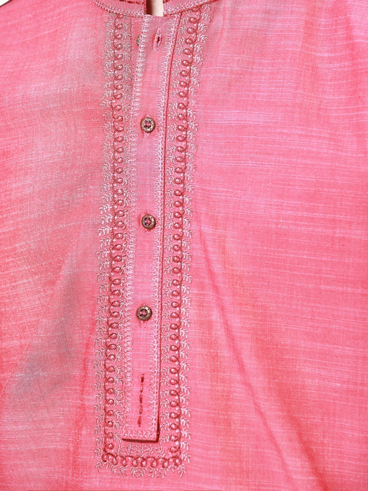 Boy's Pink Kurta - EBTK22-3849 - Image 5
