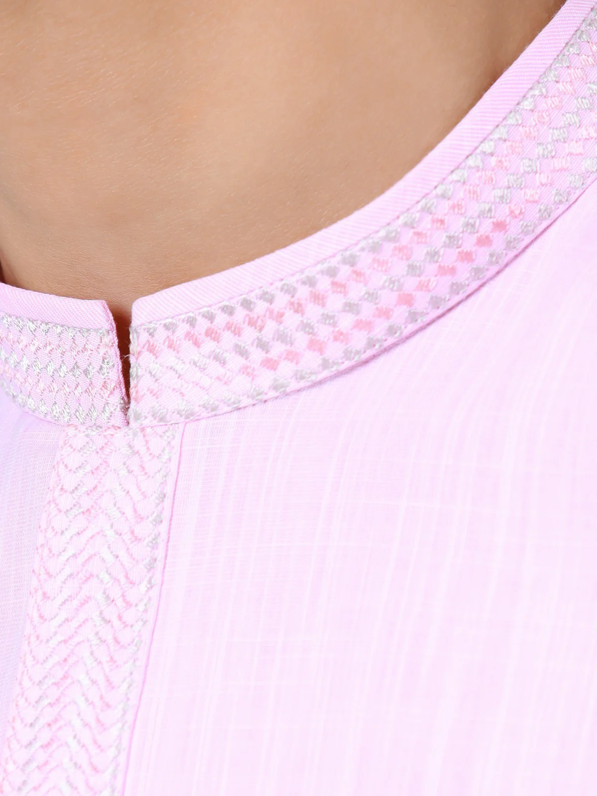 Boy's Pink Kurta - EBTK22-3850 - Image 4