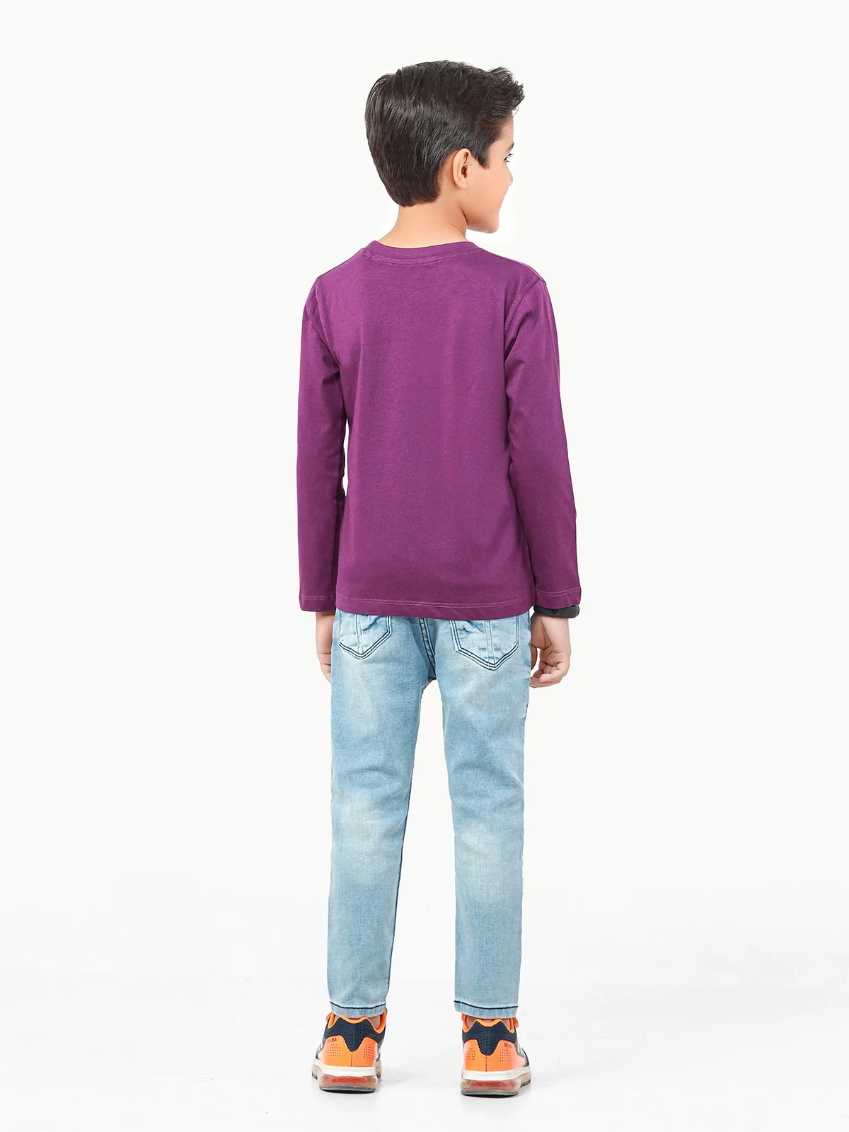 Boy's Purple Basic Tee - EBTBF22-005 - Image 6