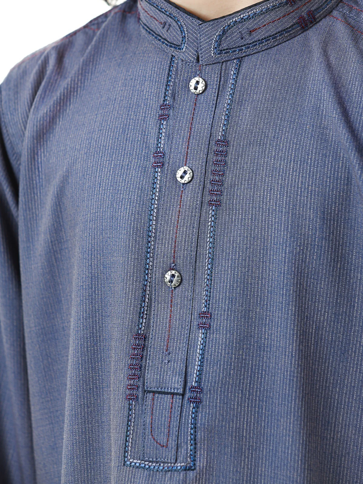 Boy's Purple Kurta Shalwar - EBTKS23-3815 - Image 5
