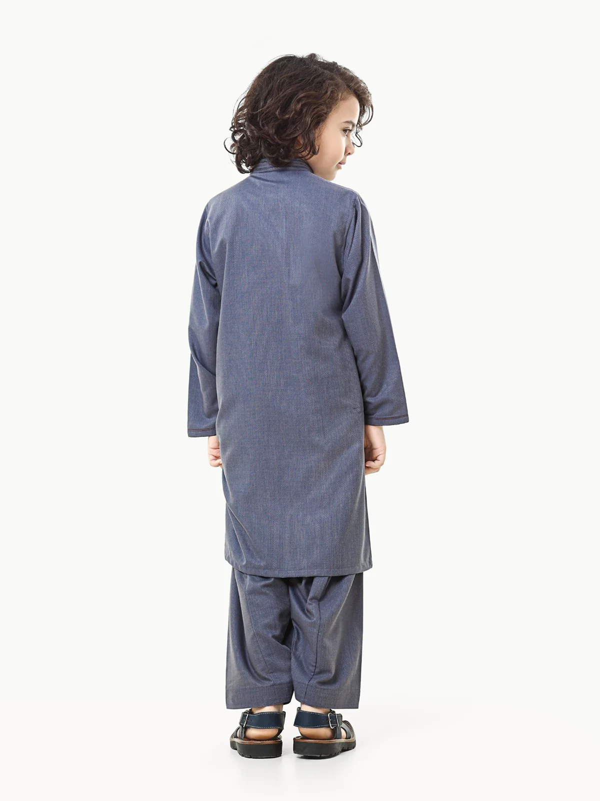 Boy's Purple Kurta Shalwar - EBTKS23-3815 - Image 6