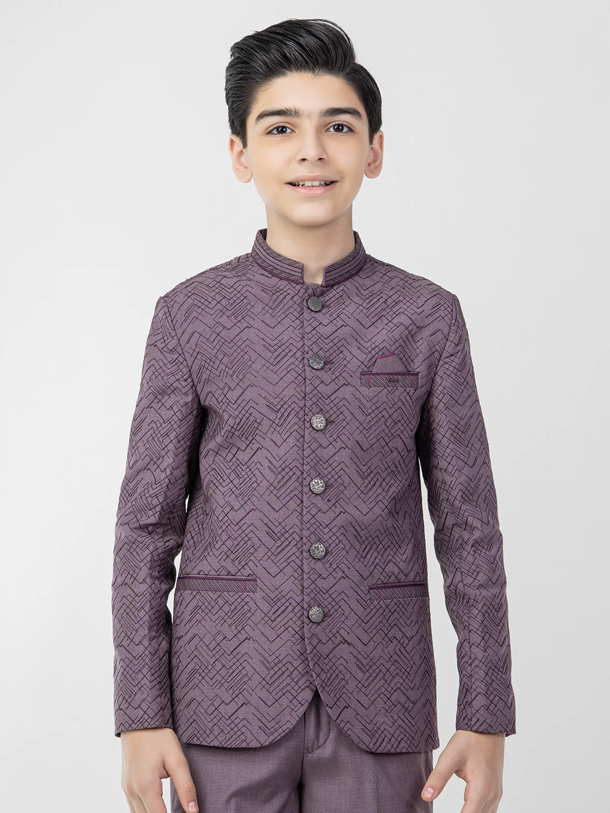 Boy's Purple Prince Suit - EBTPCS21-015 - Image 3