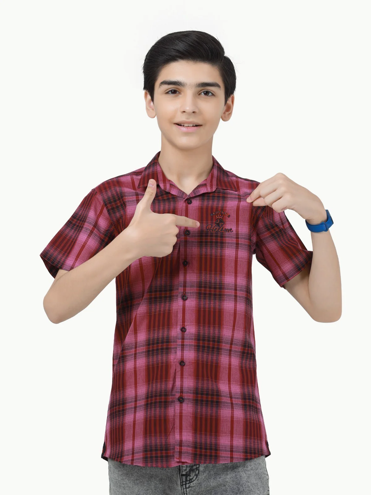 Boy's Purple Shirt - EBTS22-27411 - Image 2