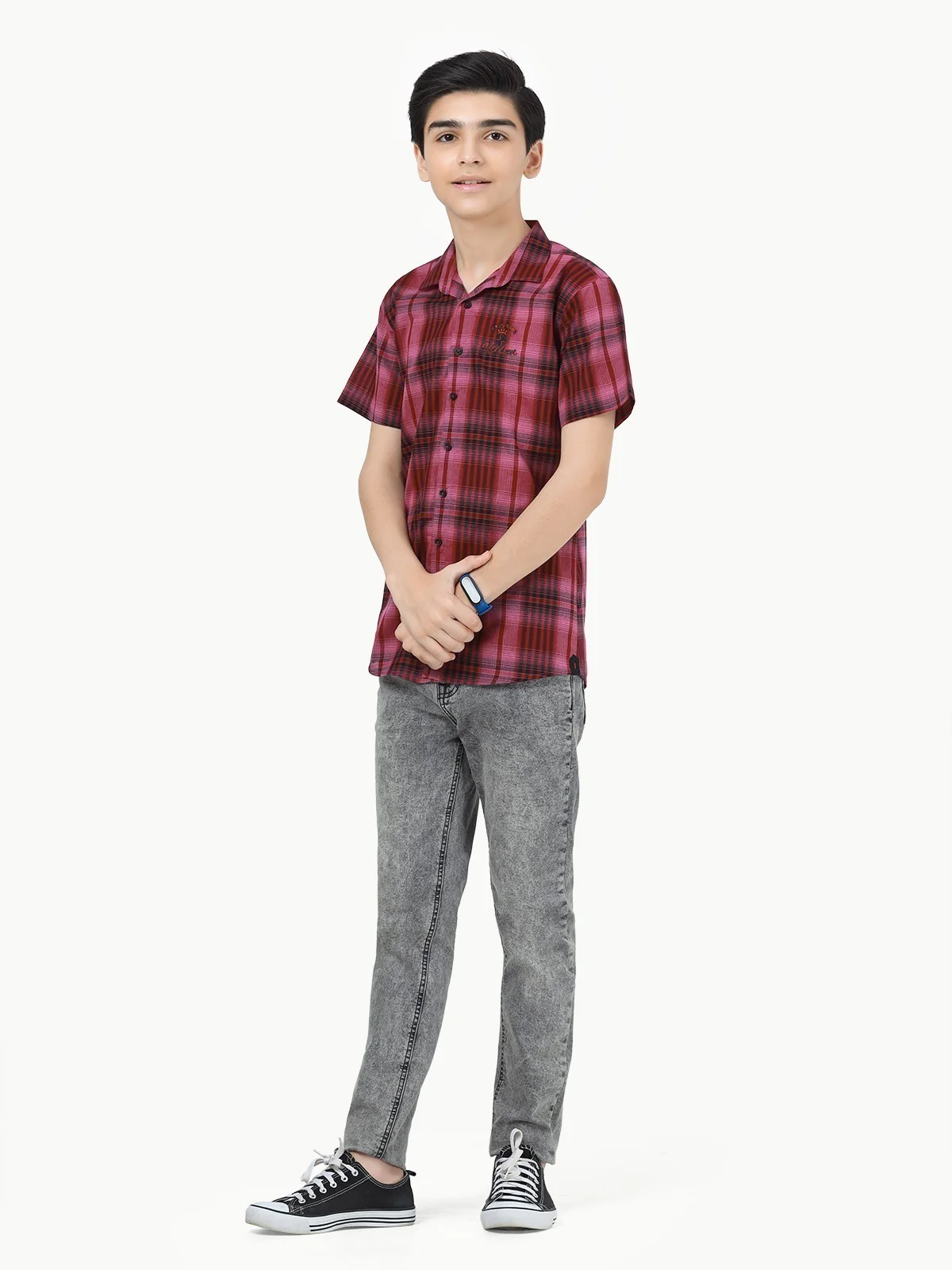 Boy's Purple Shirt - EBTS22-27411 - Image 3