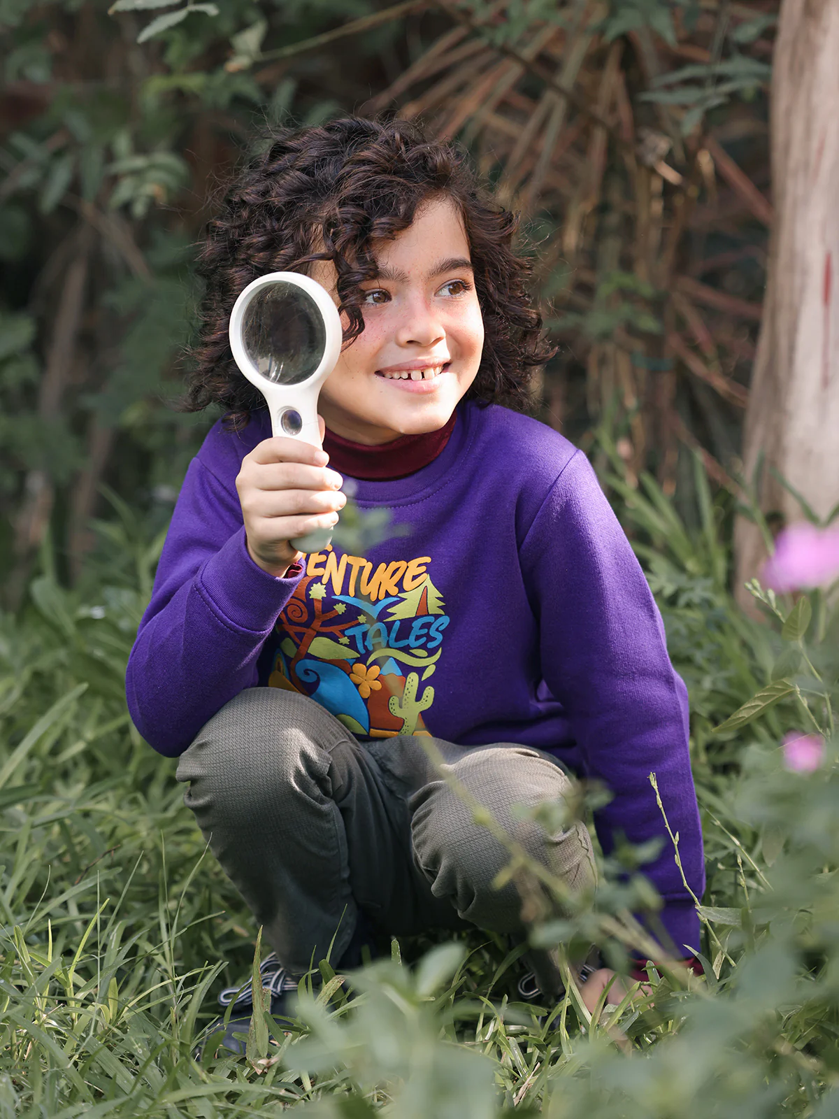 Boy's Purple Sweatshirt - EBTSS23-015 - Image 3