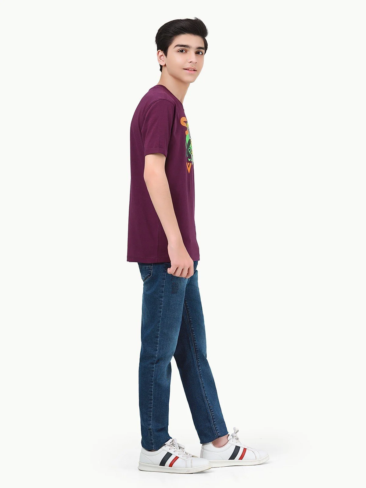 Boy's Purple T-Shirt - EBTTS23-033 - Image 4