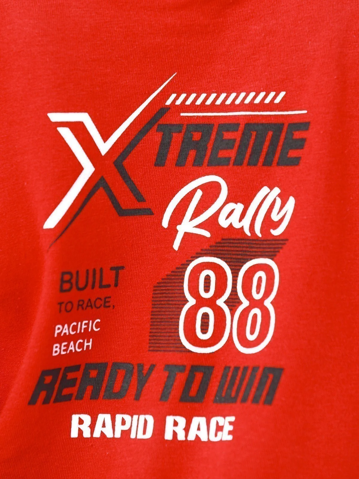 Boy's Red Full Sleeve T-Shirt - EBTGF22-011 - Image 3