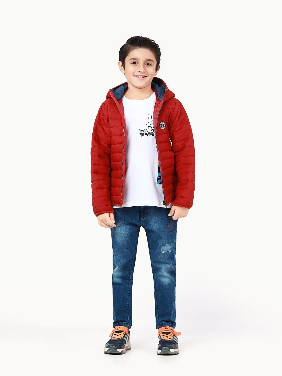 Boy's Red Jacket - EBTJP22-005 - Image 2