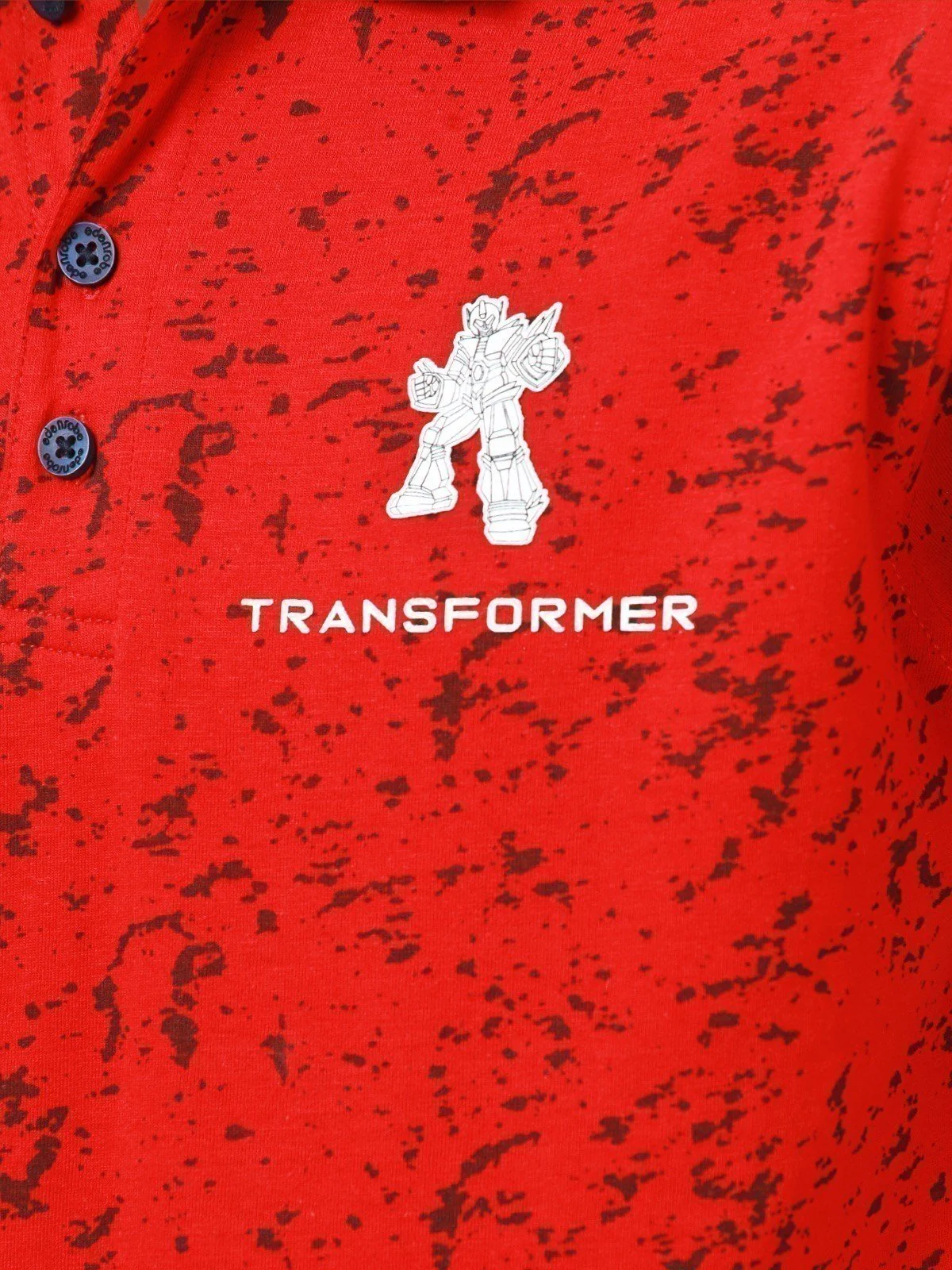 Boy's Red Polo Shirt - EBTPS23-030 - Image 4
