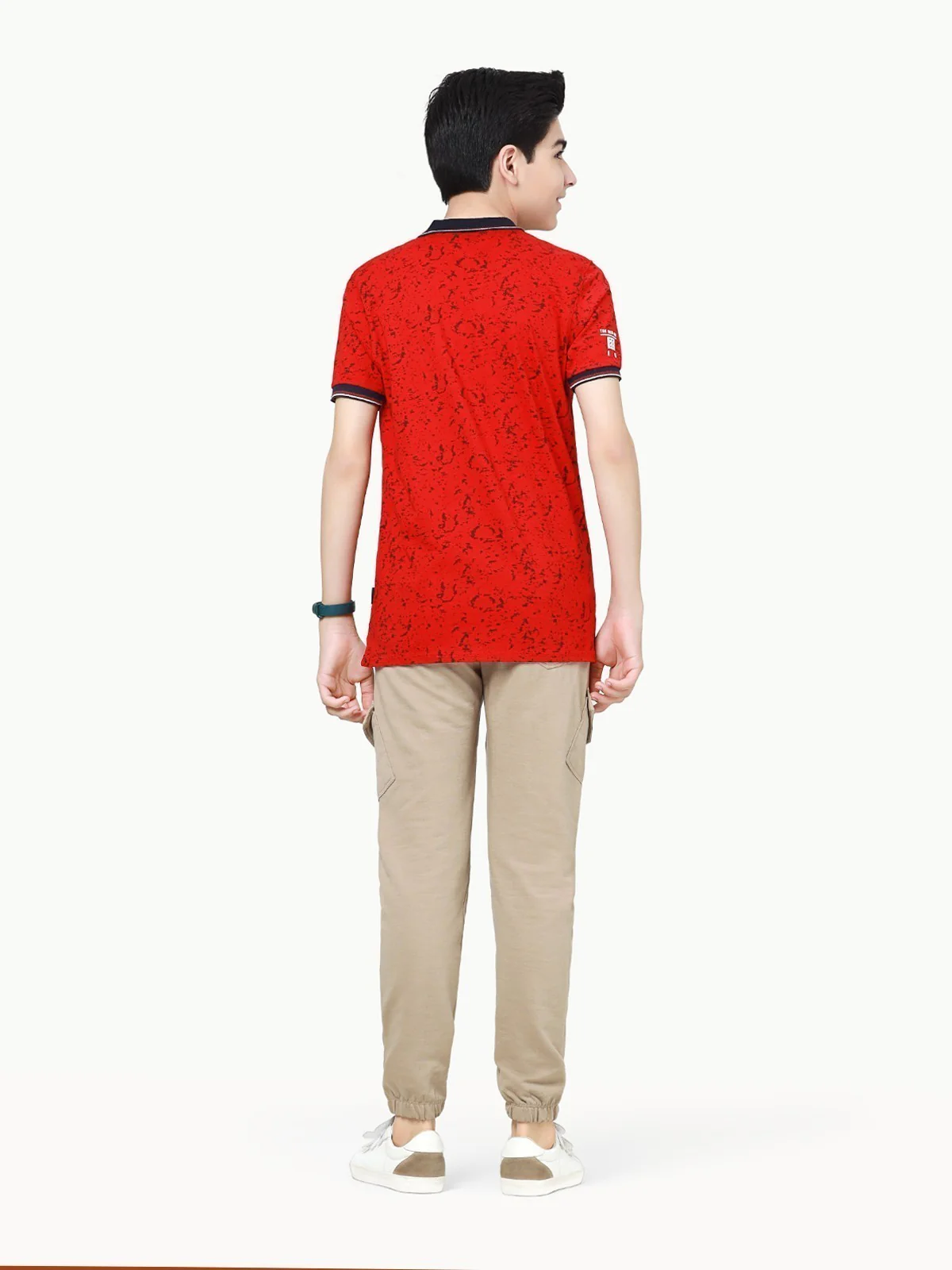 Boy's Red Polo Shirt - EBTPS23-030 - Image 7