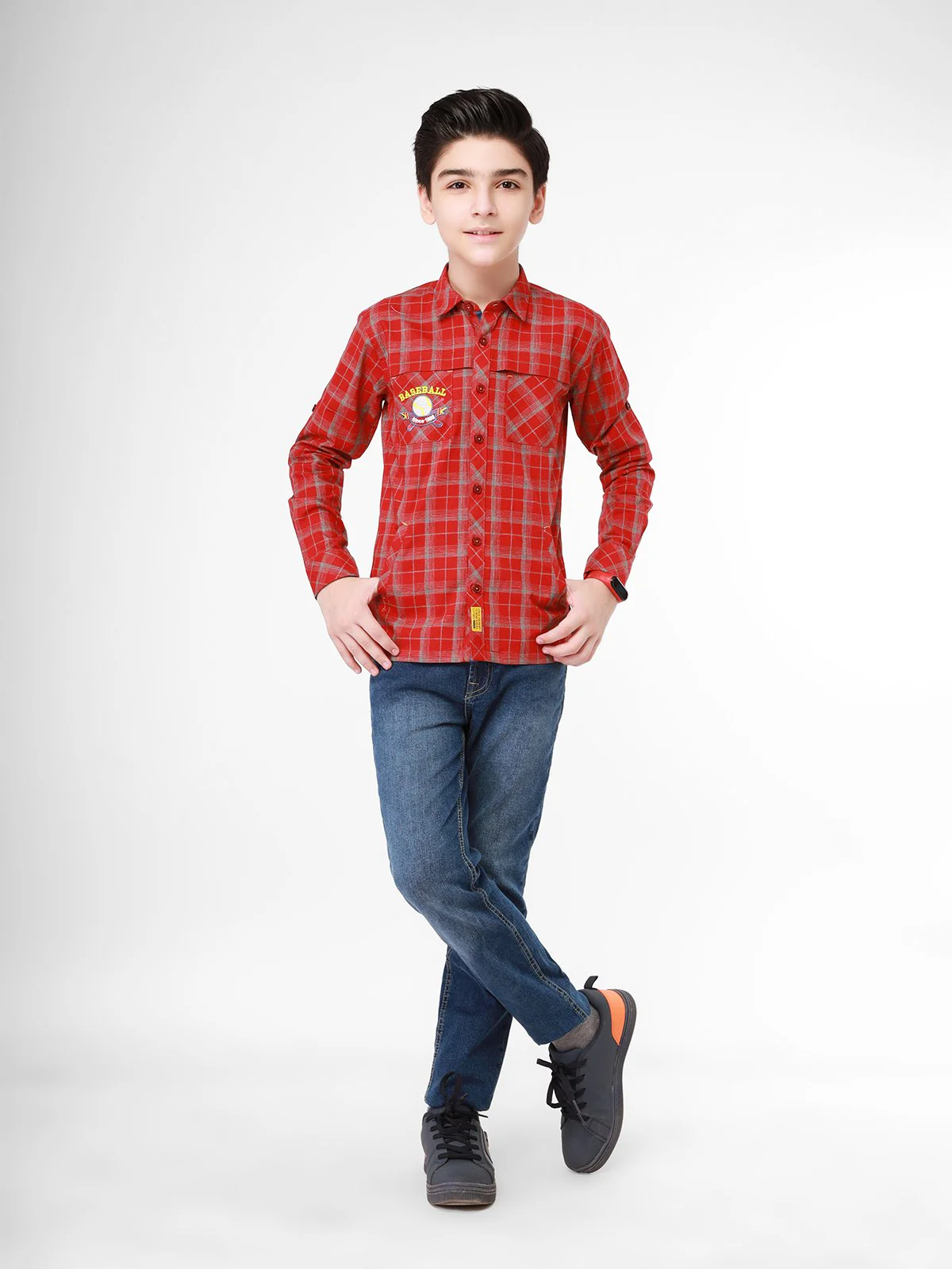 Boy's Red Shirt - EBTS22-27336 - Image 2