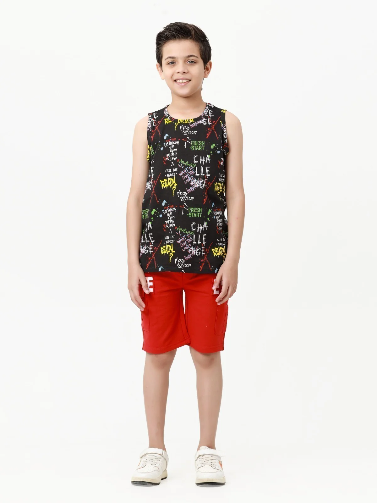 Boy's Red Shorts - EBBSK23-027 - Image 2
