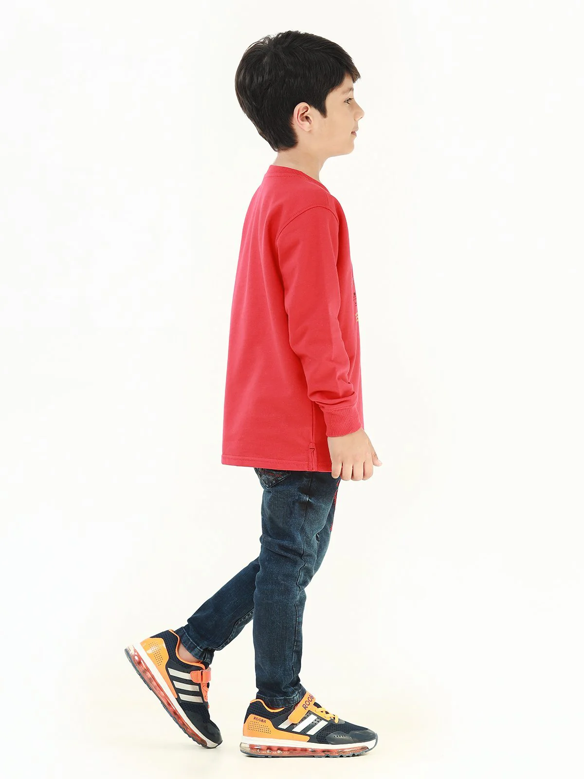 Boy's Red Sweatshirt - EBTSS21-002 - Image 2