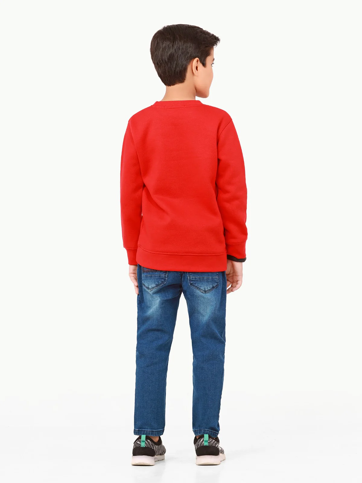 Boy's Red Sweatshirt - EBTSS22-006 - Image 6