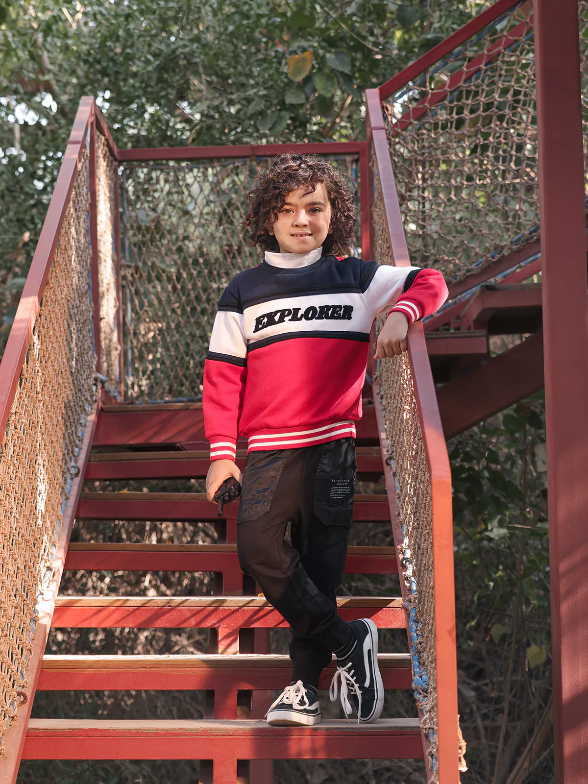 Boy's Red Sweatshirt - EBTSS23-009 - Image 2