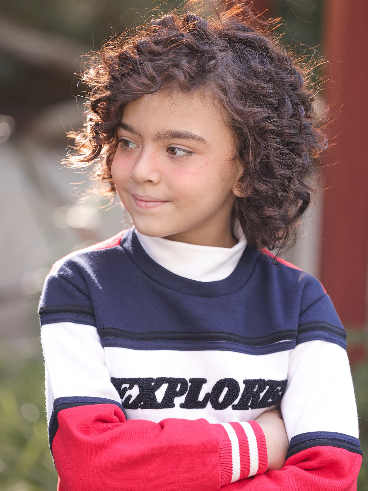 Boy's Red Sweatshirt - EBTSS23-009 - Image 4