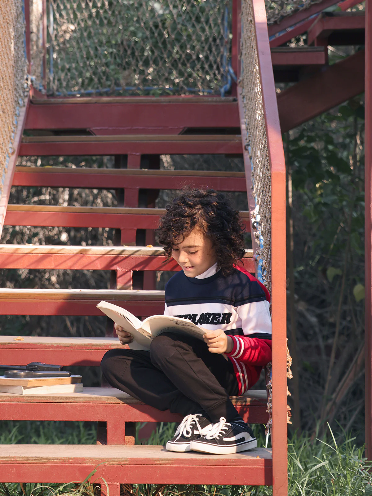 Boy's Red Sweatshirt - EBTSS23-009 - Image 5