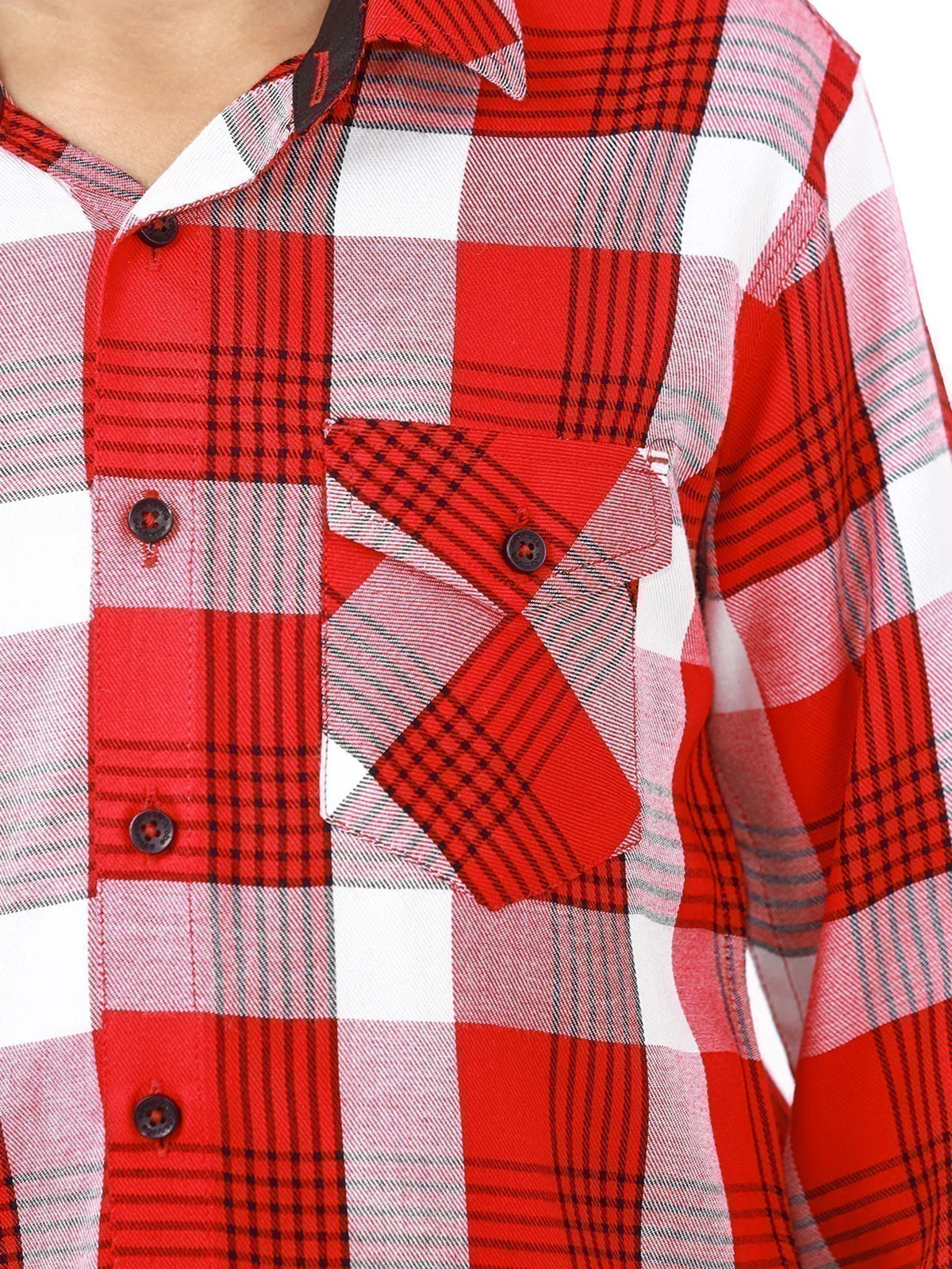 Boy's Red & White Shirt - EBTS22-27430 - Image 4