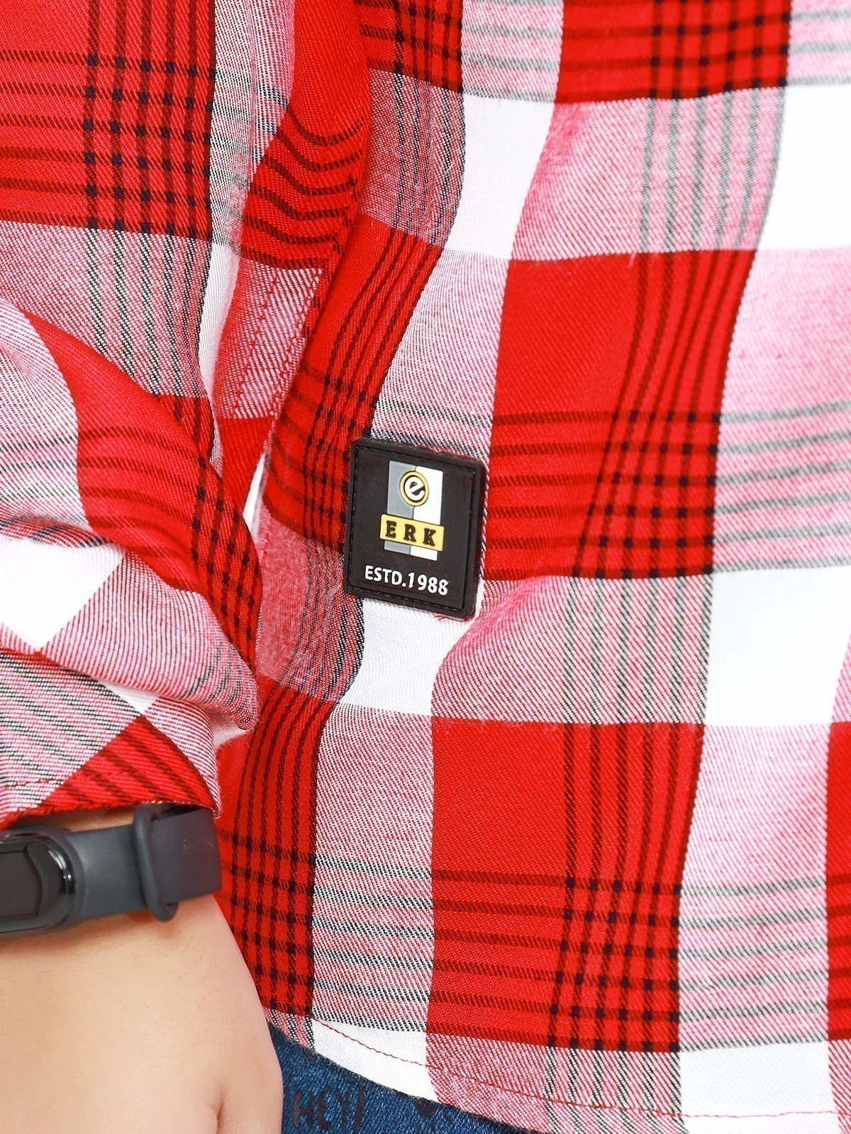 Boy's Red & White Shirt - EBTS22-27430 - Image 5