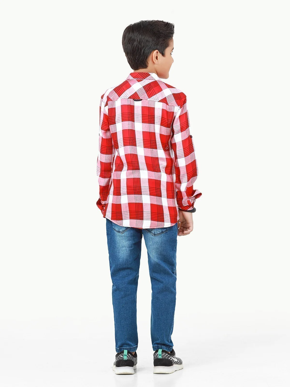 Boy's Red & White Shirt - EBTS22-27430 - Image 6