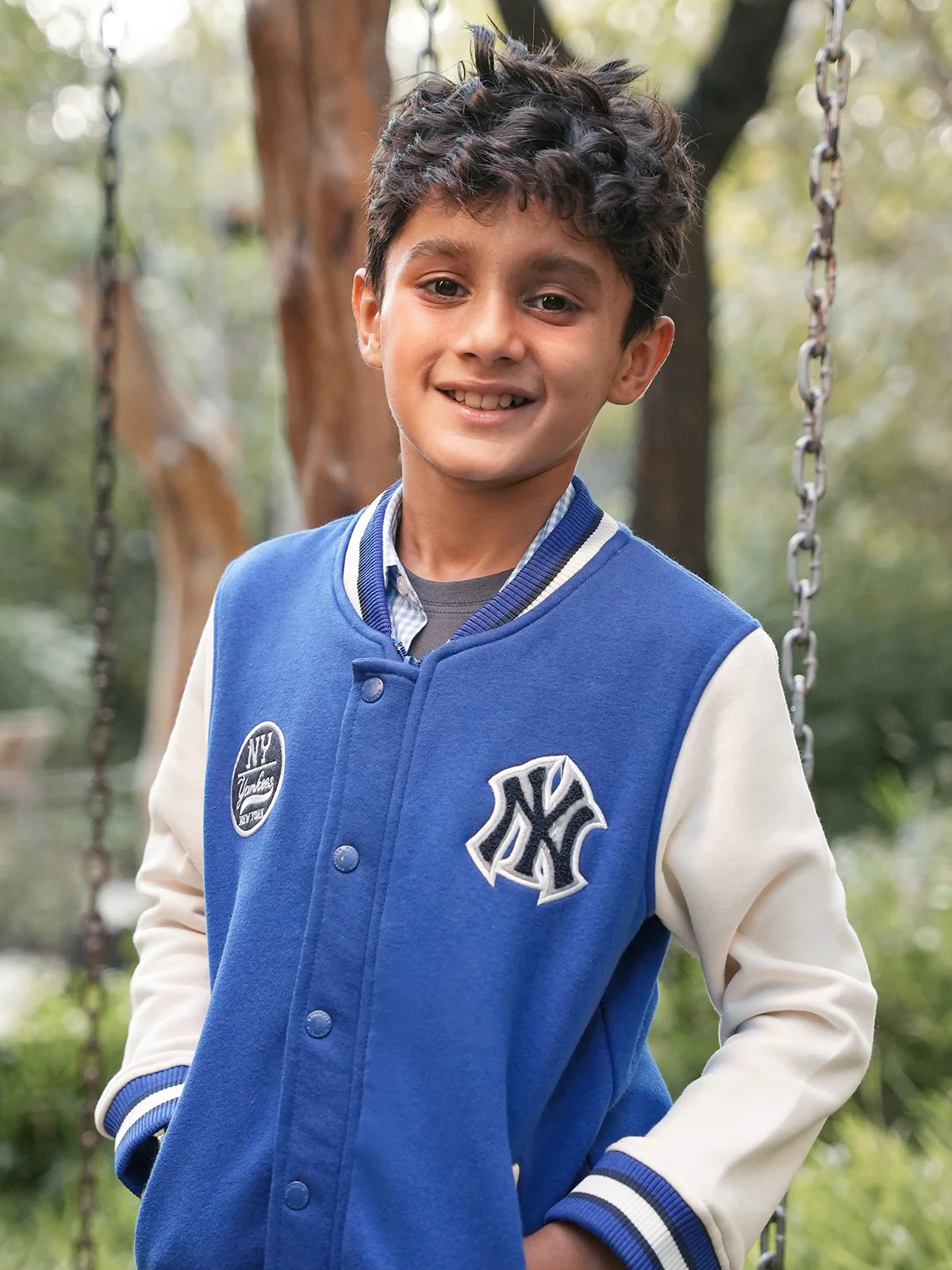 Boy's Royal Blue Jacket - EBTJK23-003 - Image 2