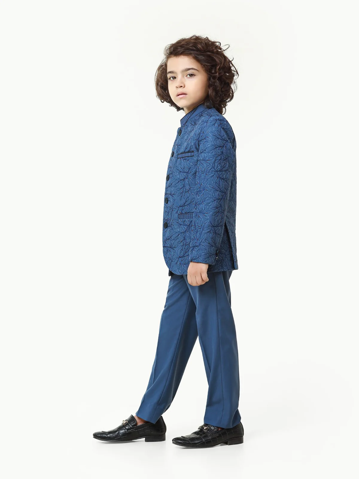 Boy's Royal Blue Prince Suit - EBTPCS22-009 - Image 3