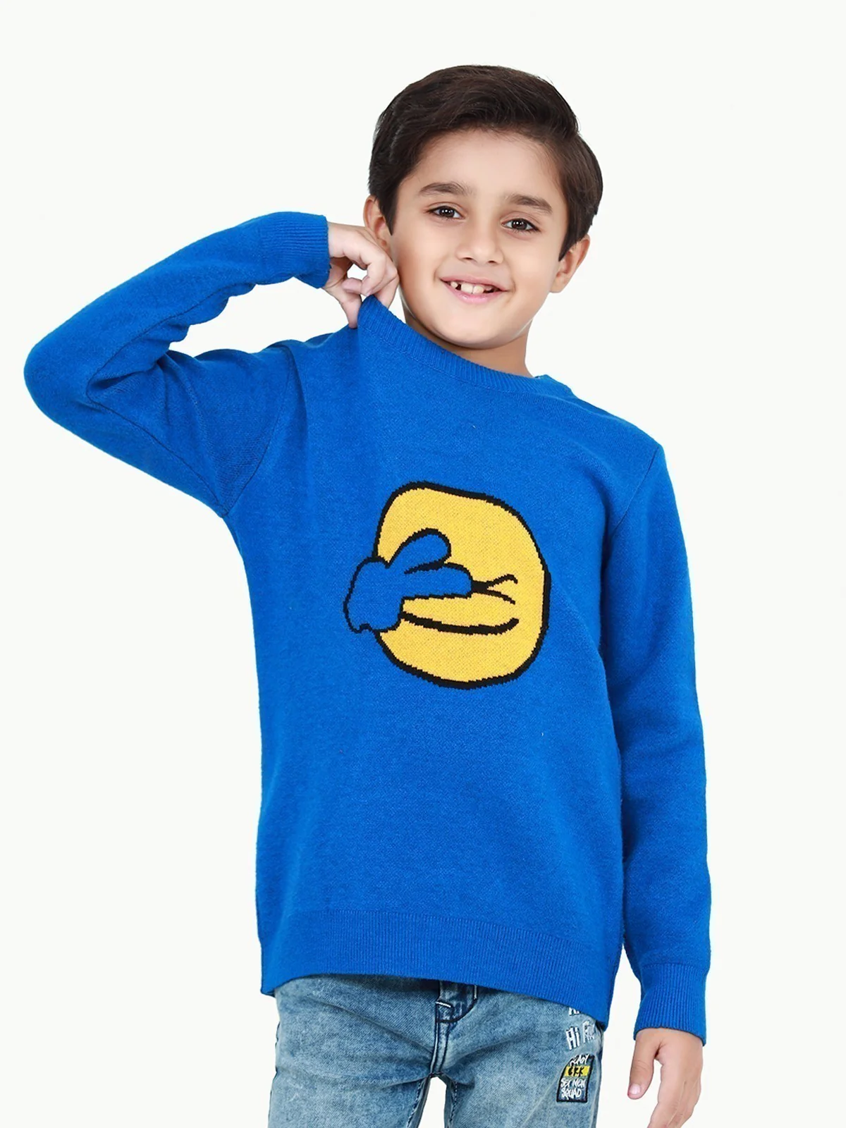 Boy's Royal Blue Sweater - EBTSWT22-001 - Image 4