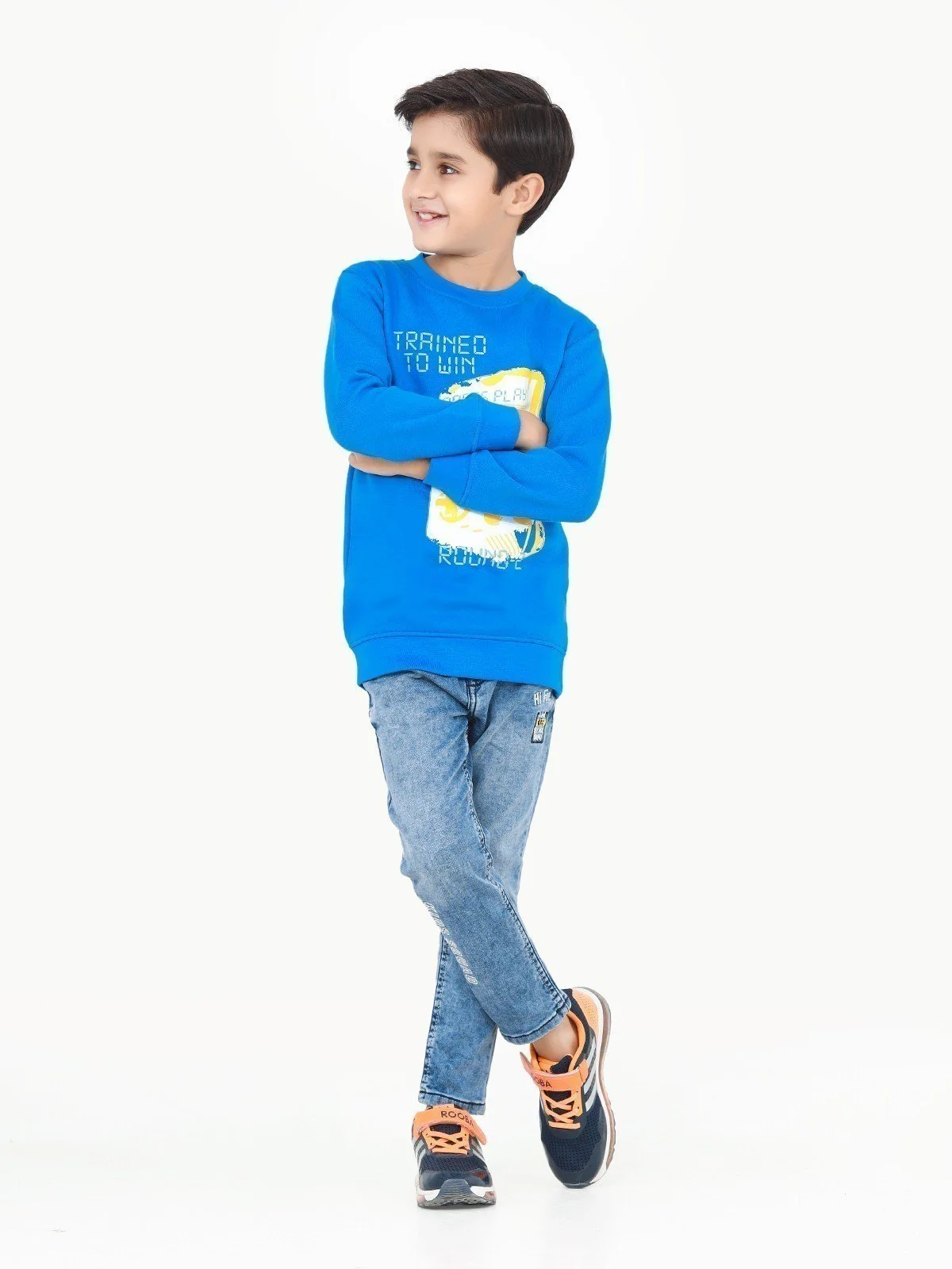 Boy's Royal Blue Sweatshirt - EBTSS22-002 - Image 2