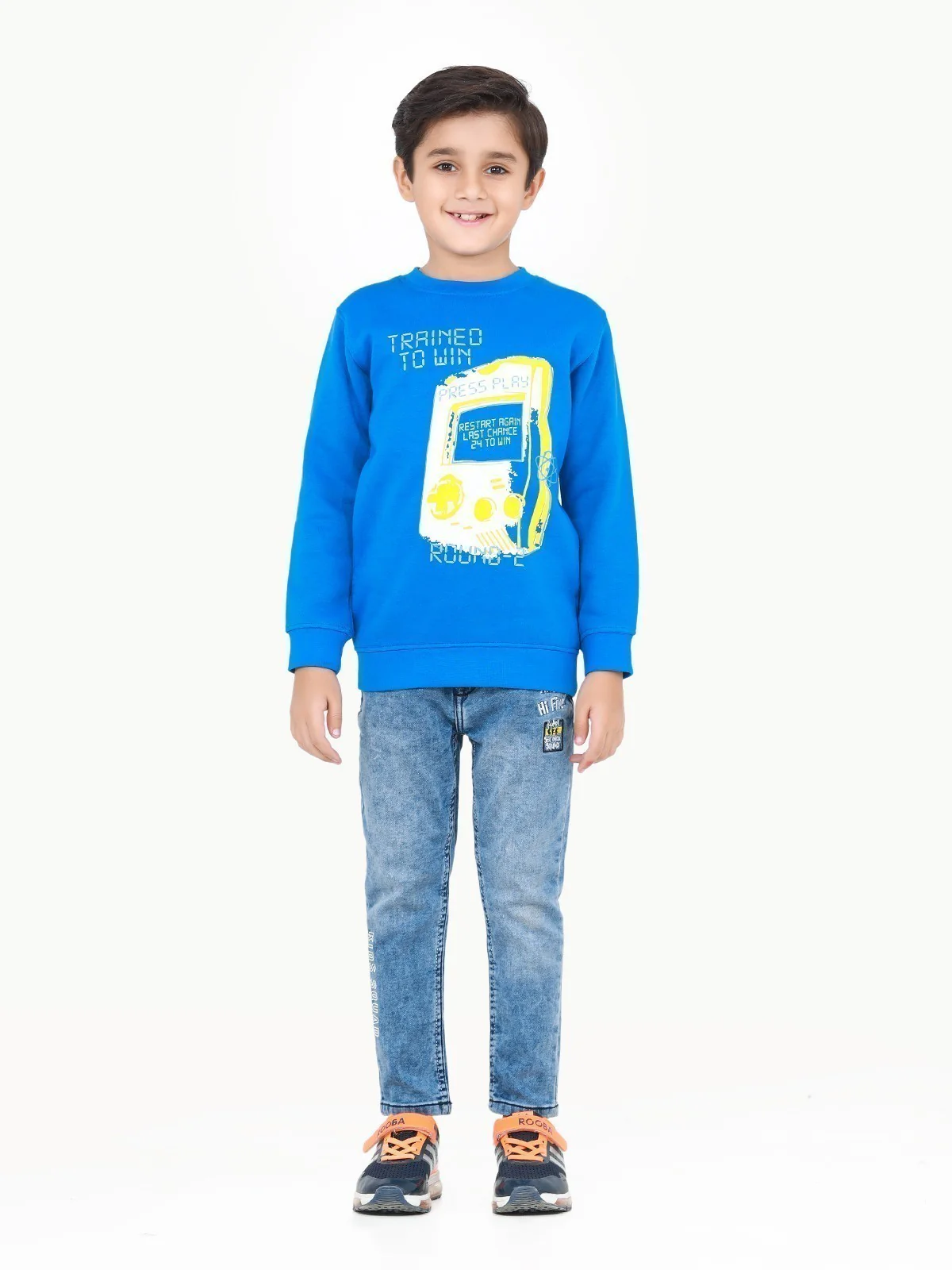 Boy's Royal Blue Sweatshirt - EBTSS22-002 - Image 4