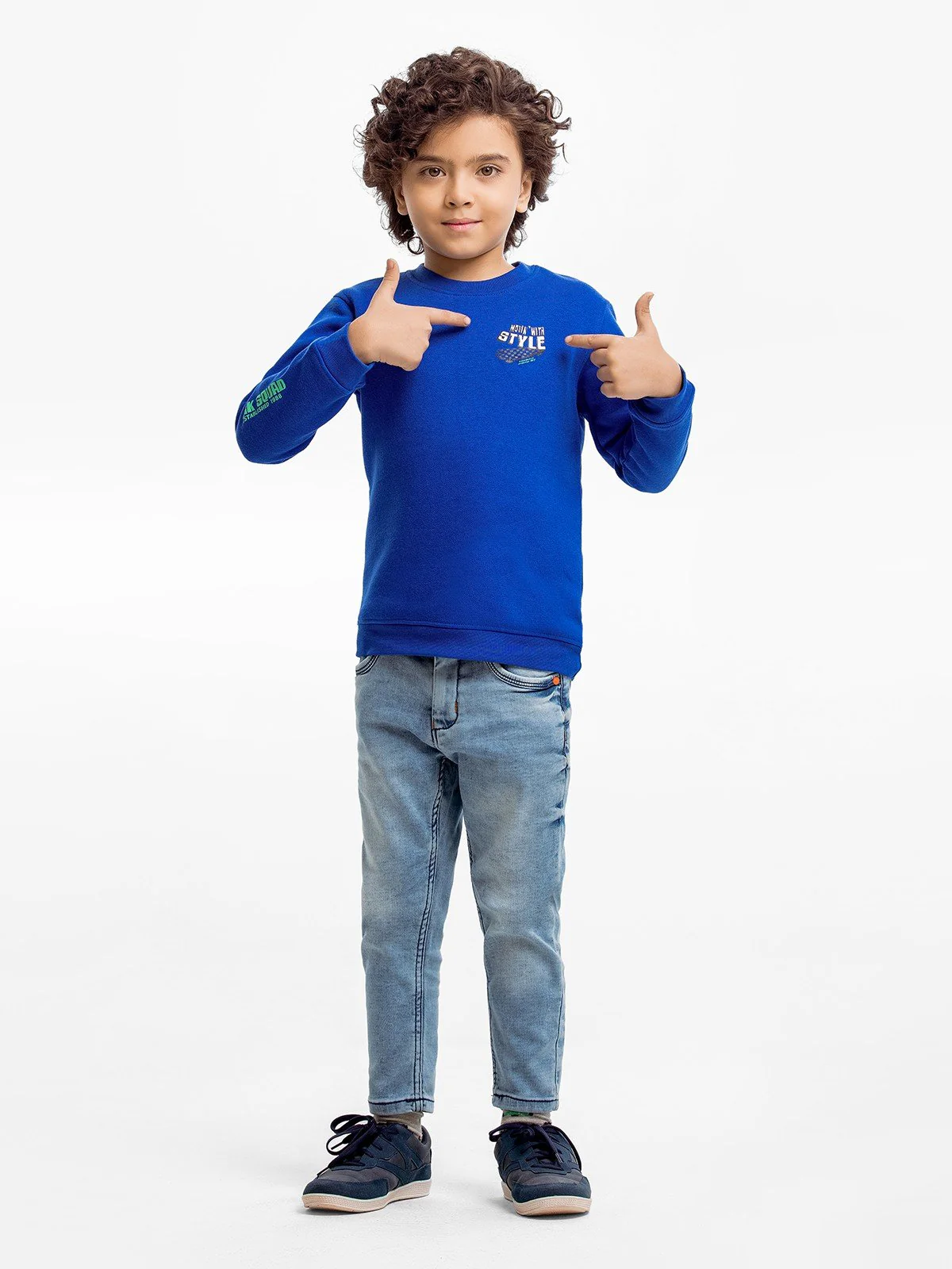 Boy's Royal Blue Sweatshirt - EBTSS23-002 - Image 2