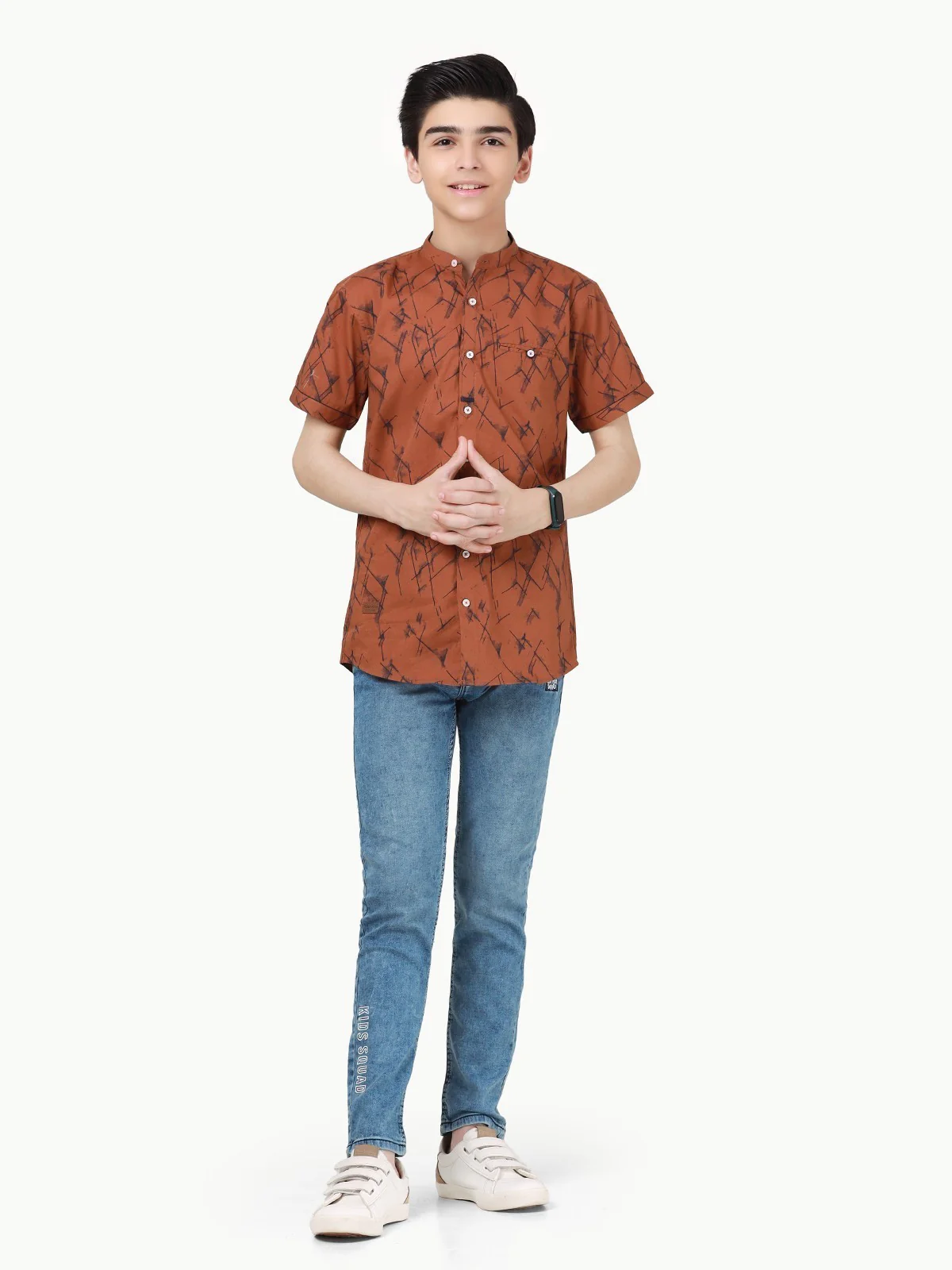Boy's Rust Shirt - EBTS22-27455