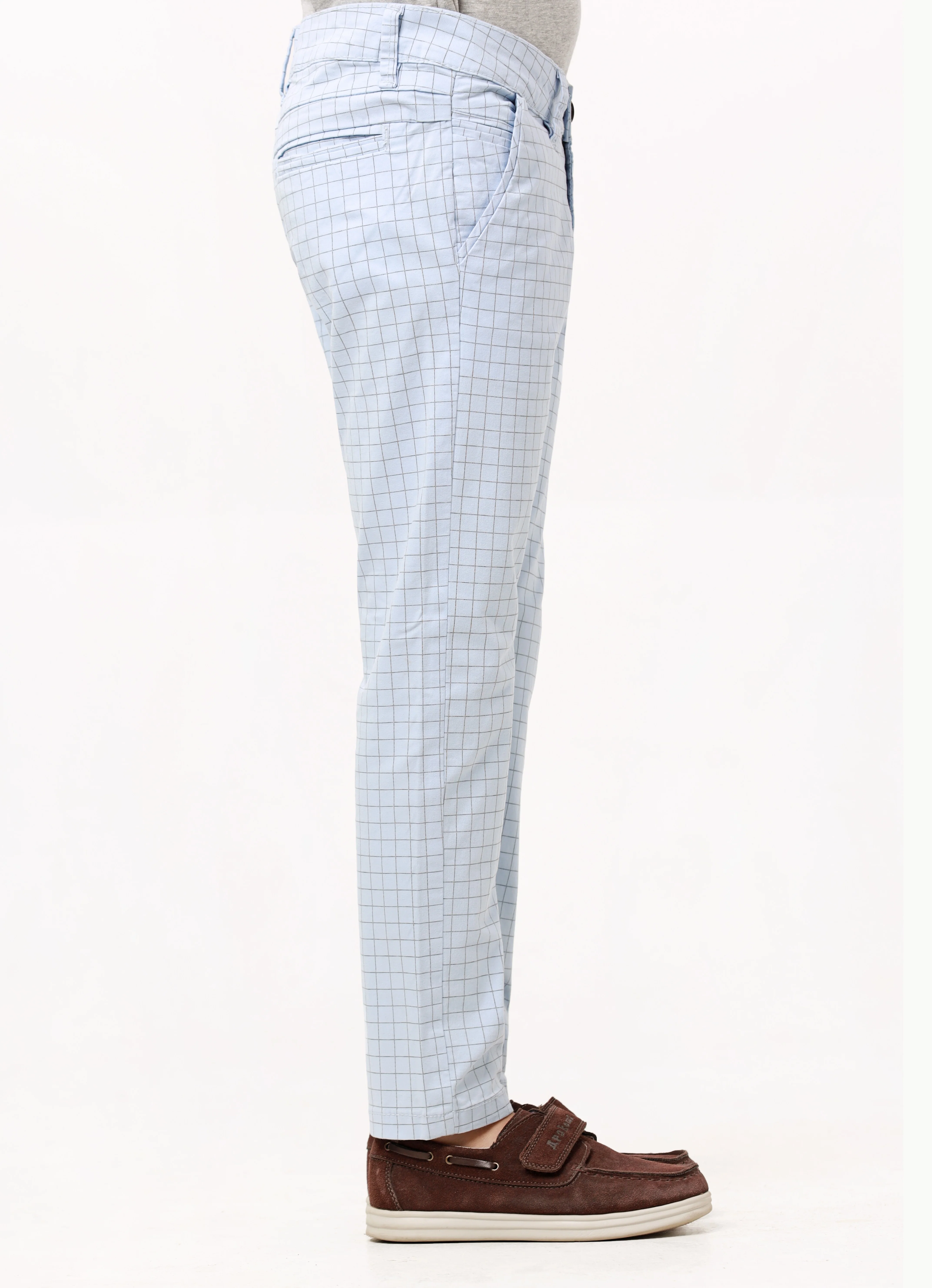 Boy's Sky Blue Chino Pant - EBBCP23-009 - Image 3