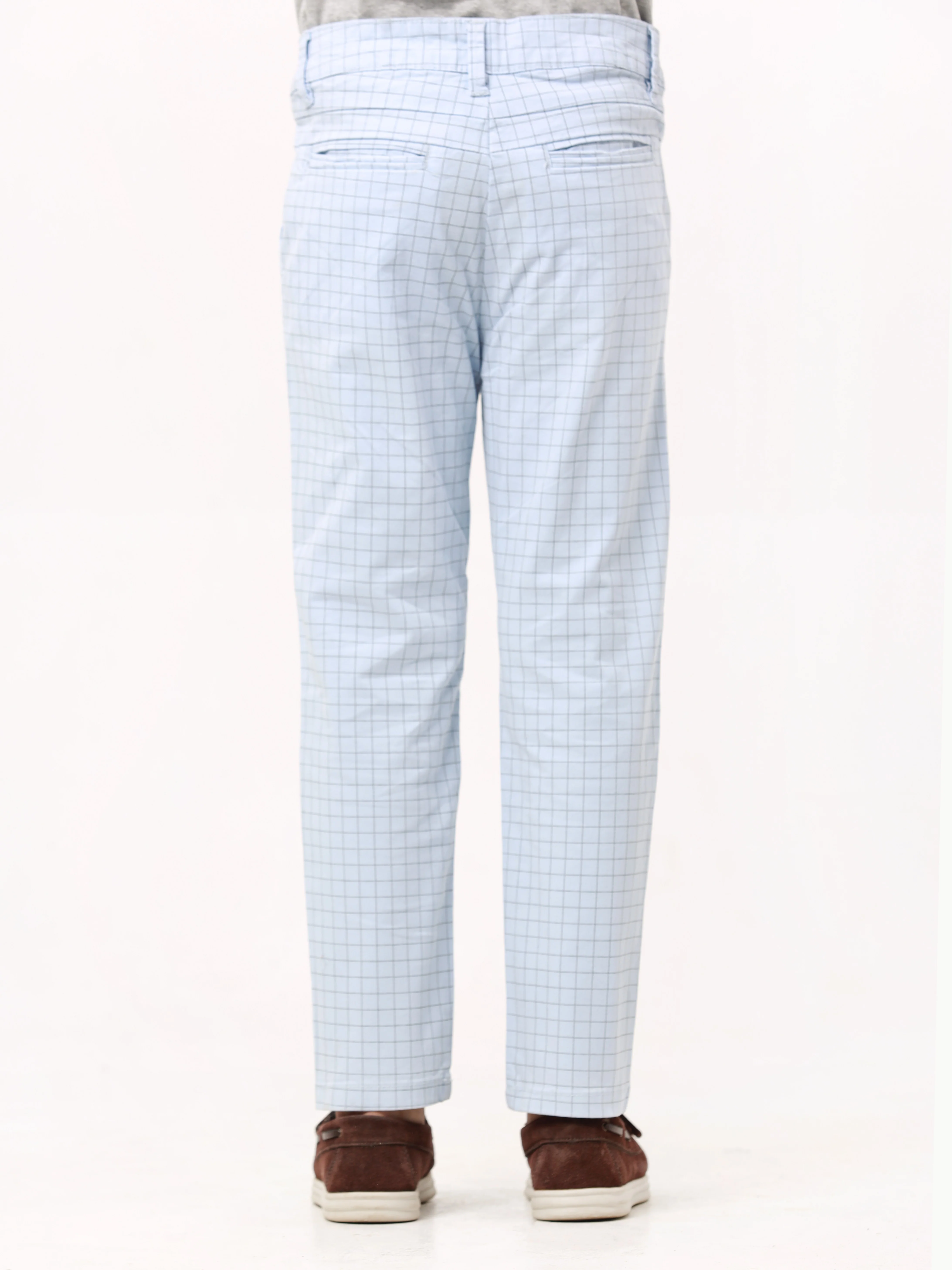 Boy's Sky Blue Chino Pant - EBBCP23-009 - Image 6