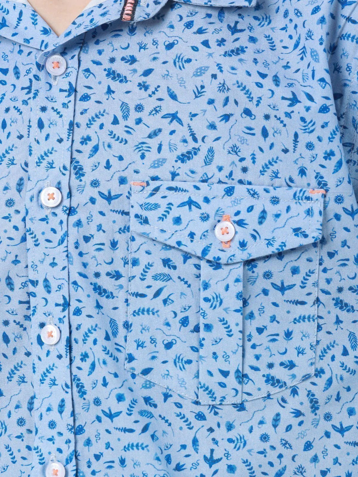 Boy's Sky Blue Shirt - EBTS22-27439 - Image 4