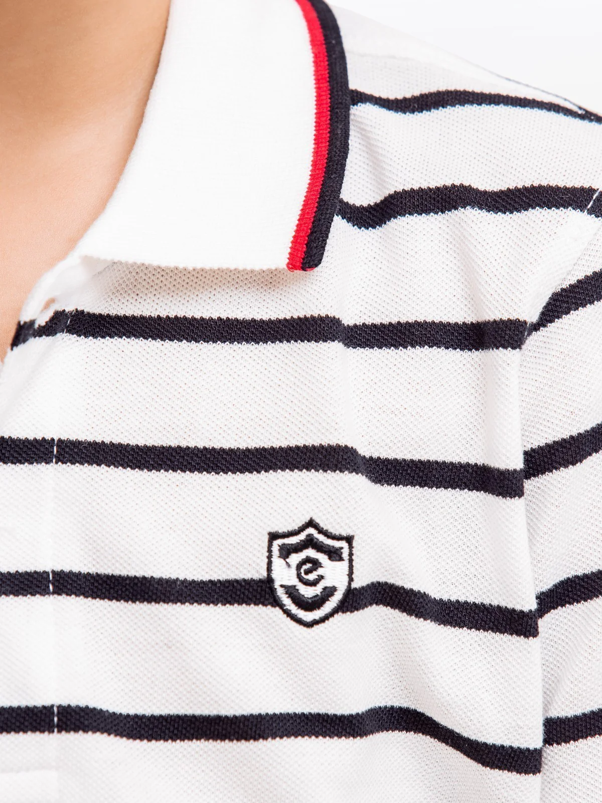 Boy's White & Black Polo Shirt - EBTPS23-008 - Image 5