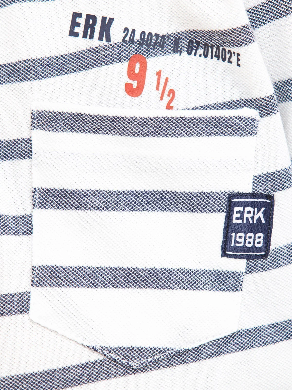 Boy's White & Blue Polo Shirt - EBTPS23-010 - Image 4