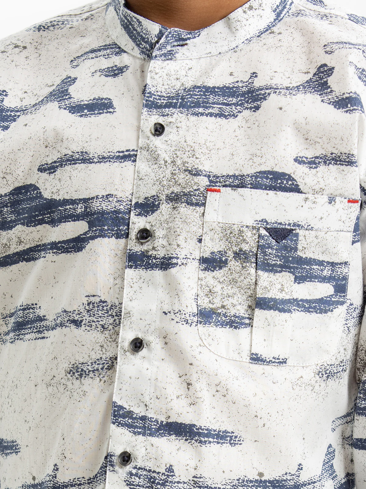Boy's White & Blue Shirt - EBTS23-27509 - Image 4